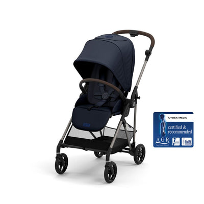 Bambinista - CYBEX - Travel - CYBEX Melio Pushchair - Dark Blue (2024 New Generation)