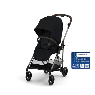 Bambinista - CYBEX - Travel - CYBEX Melio Pushchair - Magic Black (2024 New Generation)