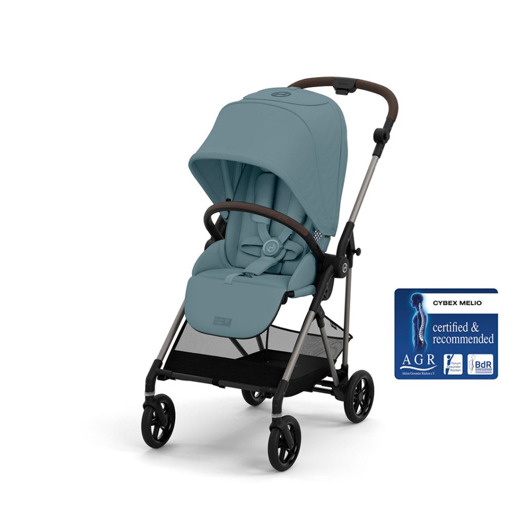 Bambinista - CYBEX - Travel - CYBEX Melio Pushchair - Stormy Blue (2024 New Generation)