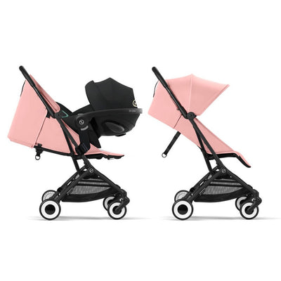 Bambinista-CYBEX-Travel-CYBEX ORFEO Pushchair in Black Frame - Candy Pink