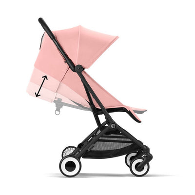 Bambinista-CYBEX-Travel-CYBEX ORFEO Pushchair in Black Frame - Candy Pink