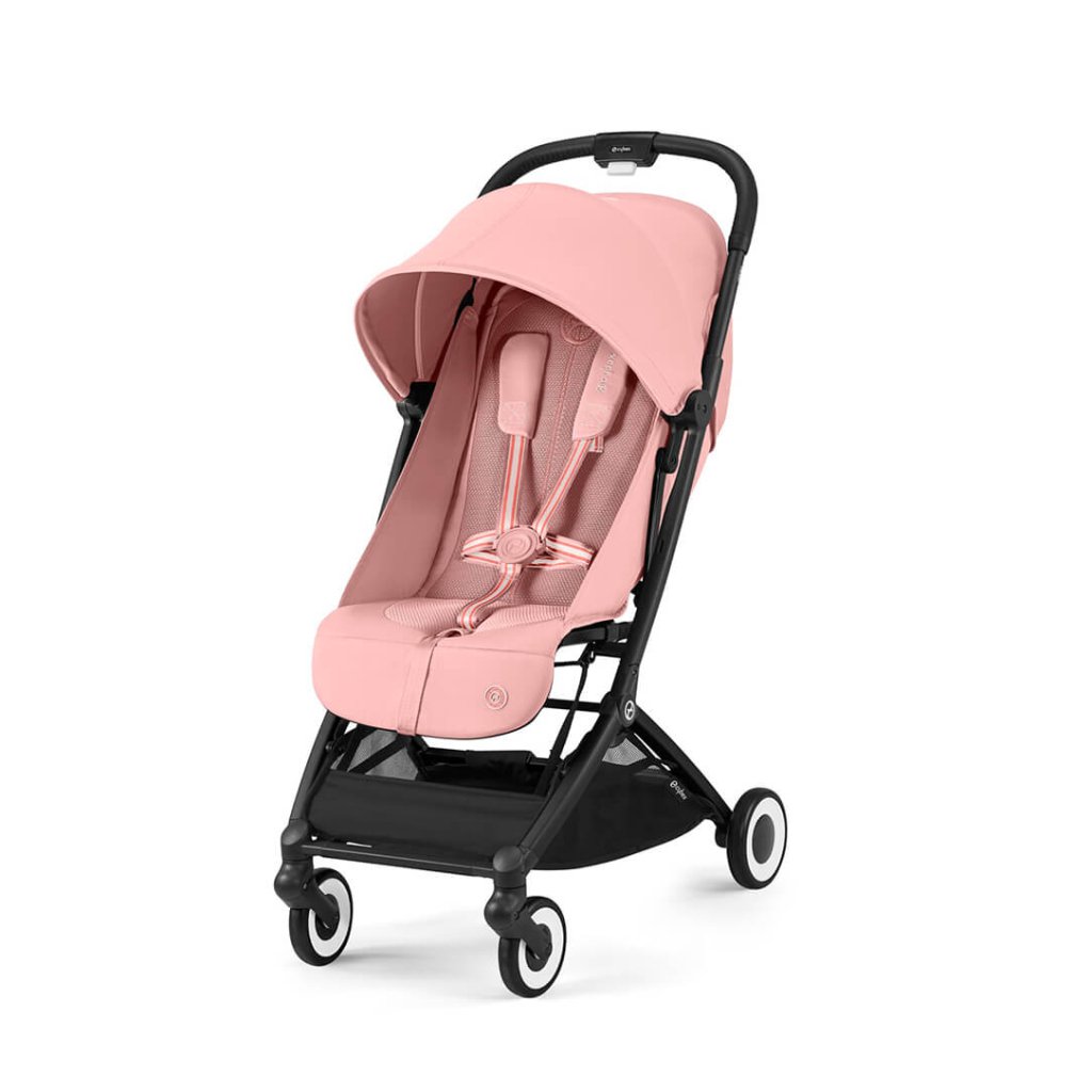 Bambinista-CYBEX-Travel-CYBEX ORFEO Pushchair in Black Frame - Candy Pink