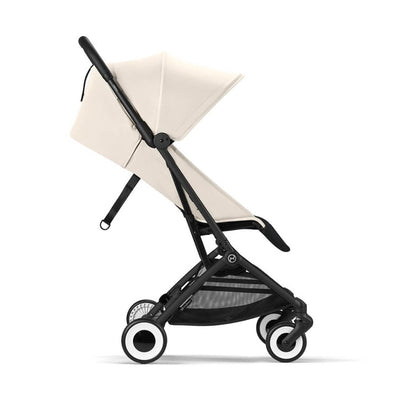 Bambinista-CYBEX-Travel-CYBEX ORFEO Pushchair in Black Frame - Canvas White