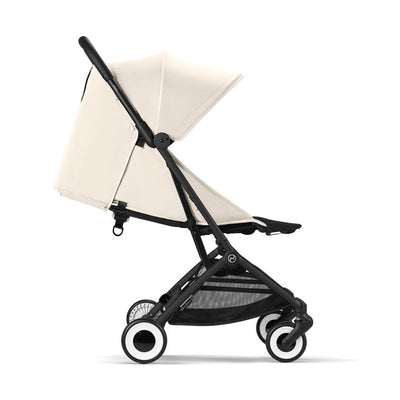 Bambinista-CYBEX-Travel-CYBEX ORFEO Pushchair in Black Frame - Canvas White