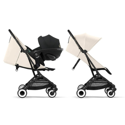 Bambinista-CYBEX-Travel-CYBEX ORFEO Pushchair in Black Frame - Canvas White