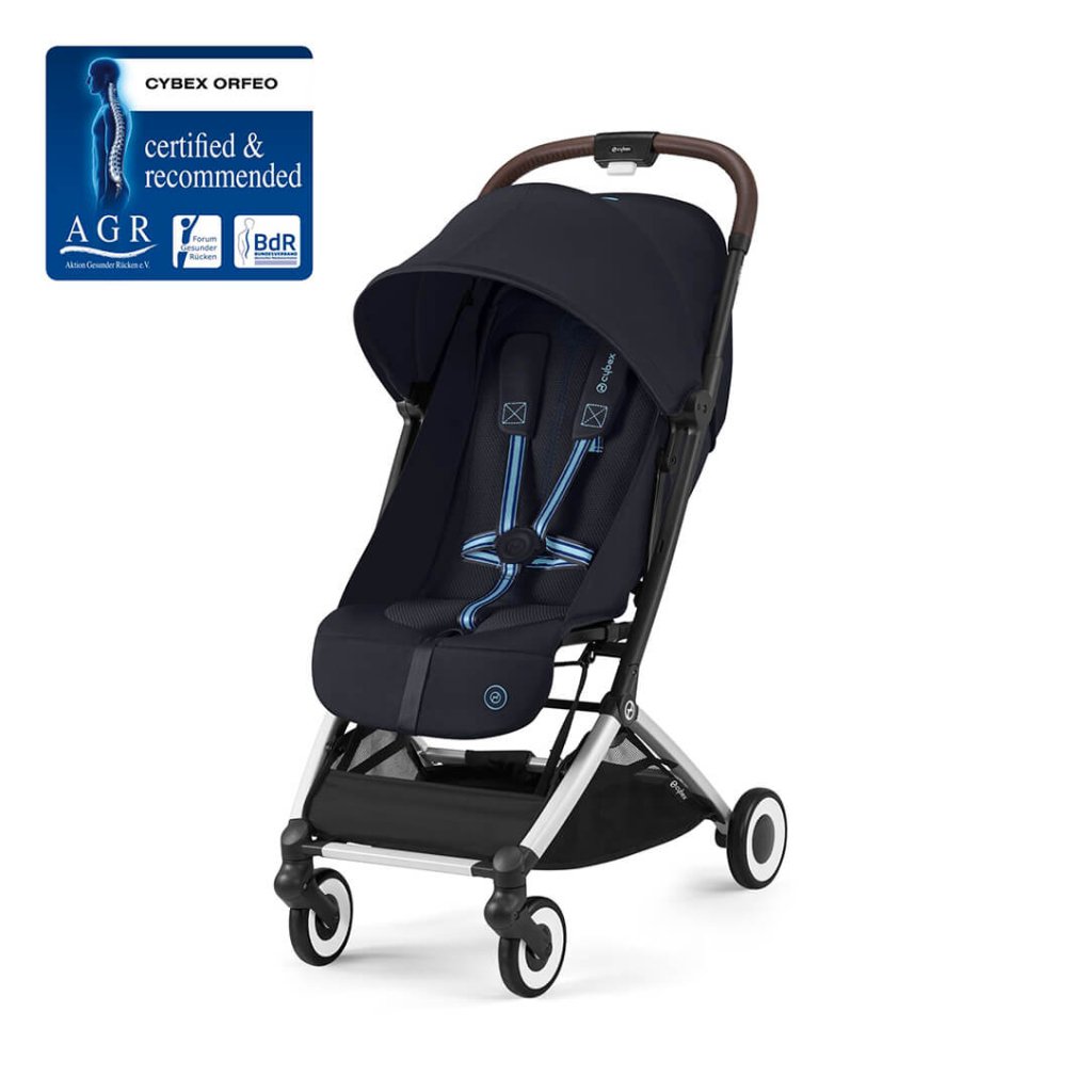 Bambinista - CYBEX - Travel - CYBEX ORFEO Pushchair in Silver Frame - Dark Blue