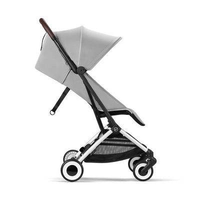 Bambinista-CYBEX-Travel-CYBEX ORFEO Pushchair in Silver Frame - Fog Grey