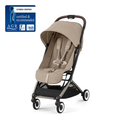 Bambinista - CYBEX - Travel - CYBEX ORFEO Pushchair in Taupe Frame - Almond Beige