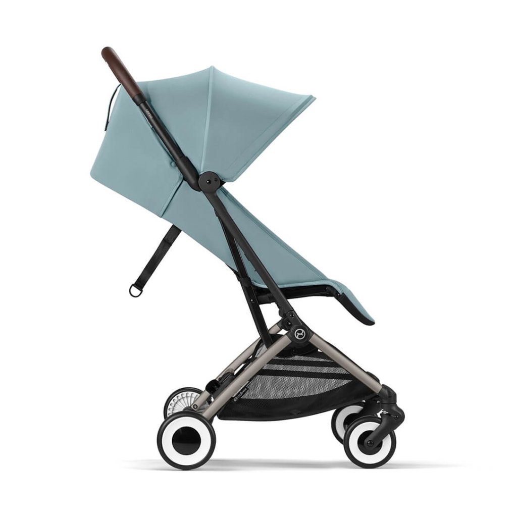 Bambinista-CYBEX-Travel-CYBEX ORFEO Pushchair in Taupe Frame - Stormy Blue