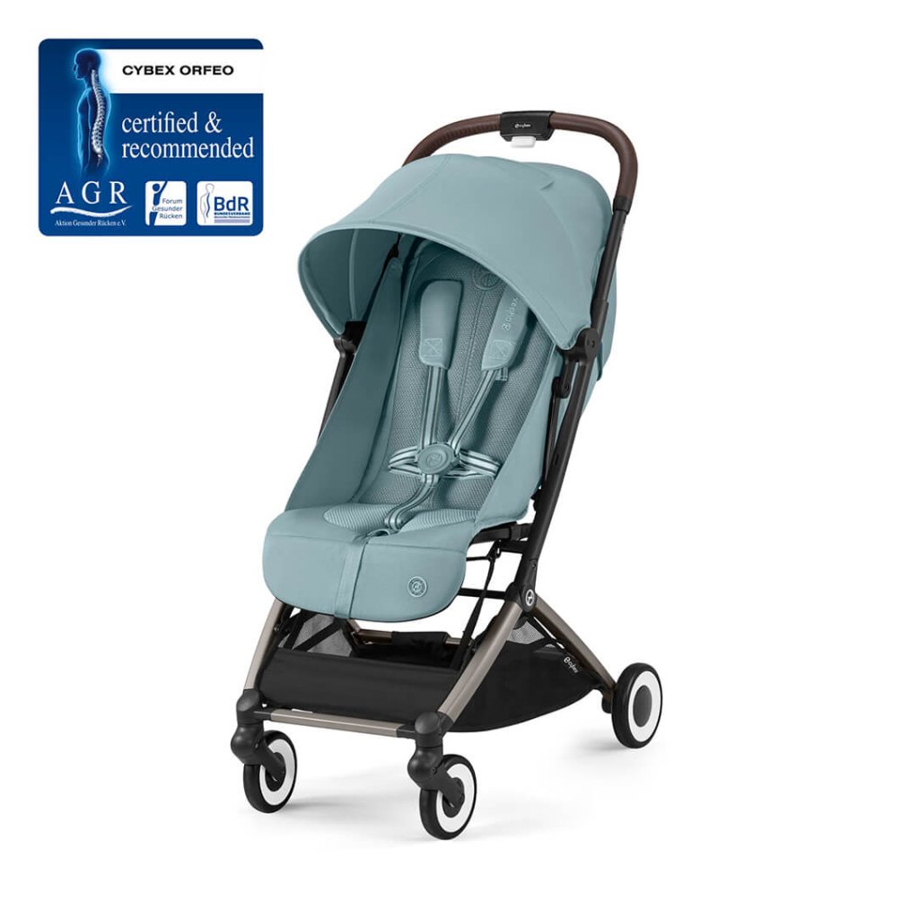 Bambinista - CYBEX - Travel - CYBEX ORFEO Pushchair in Taupe Frame - Stormy Blue