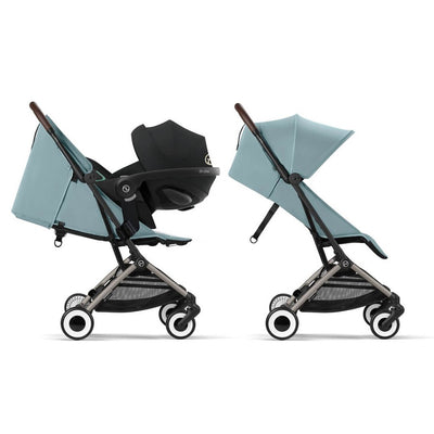 Bambinista-CYBEX-Travel-CYBEX ORFEO Pushchair in Taupe Frame - Stormy Blue