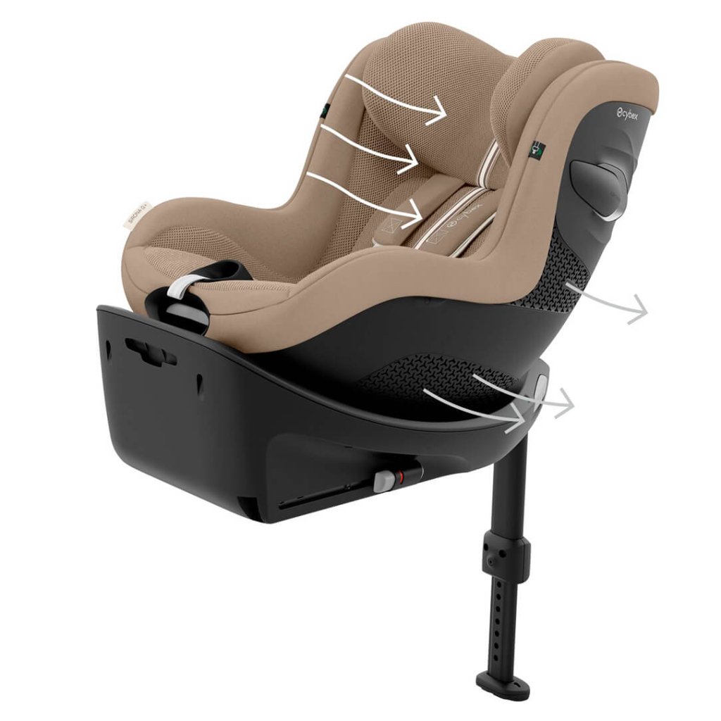 Bambinista - CYBEX - Car Seats - CYBEX SIRONA G I - SIZE PLUS Car Seat - Almond Beige