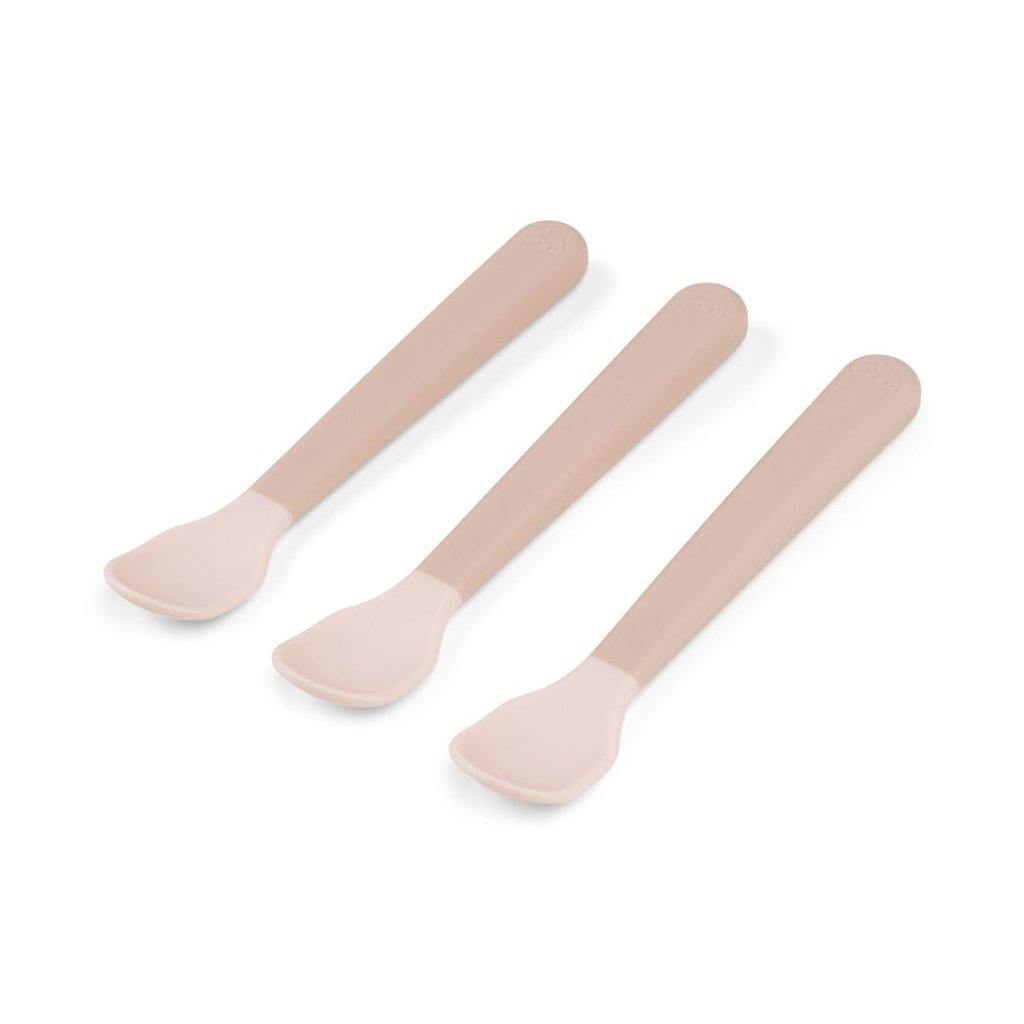 Bambinista - DONE BY DEER - Tableware - DONE BY DEER Foodie easy - grip baby spoon 3 - pack - Powder