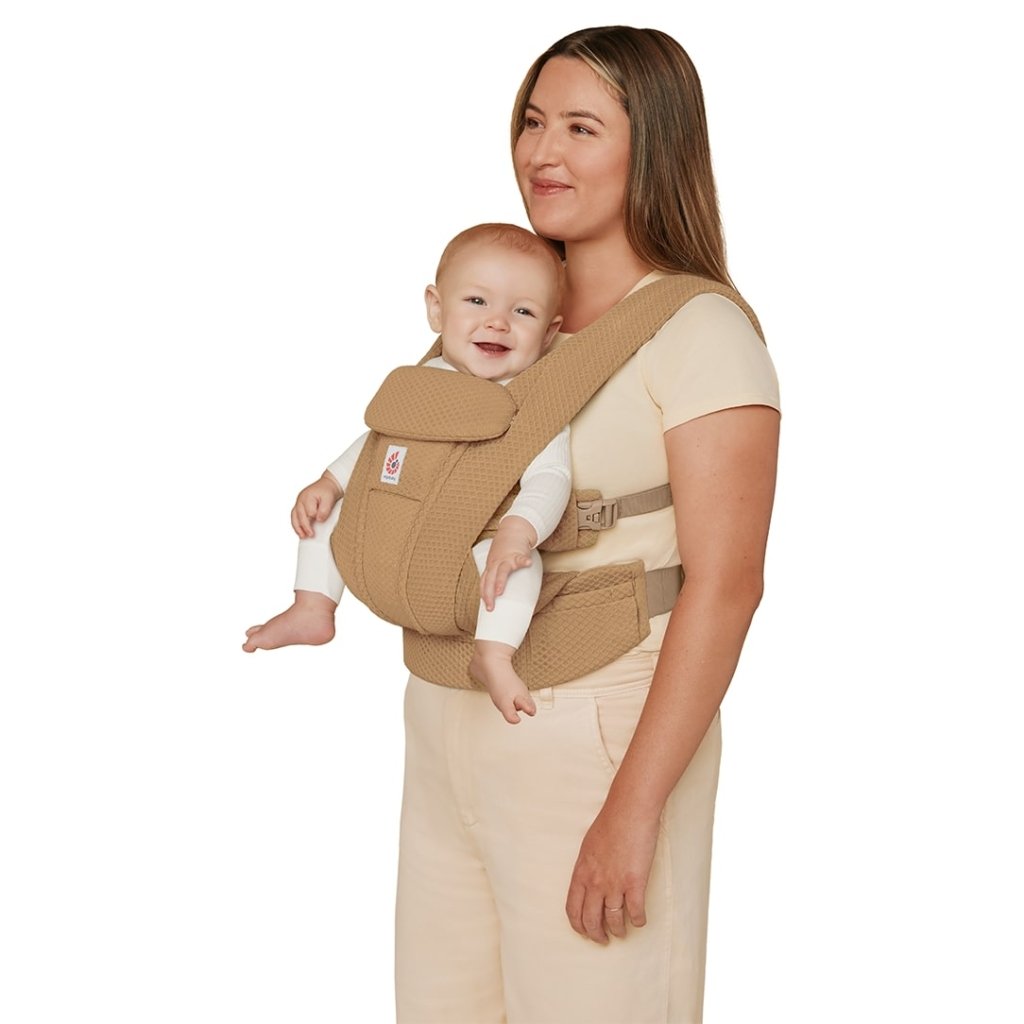 Bambinista - ERGOBABY - Carriers - ERGOBABY Omni Deluxe Mesh Baby Carrier - Camel