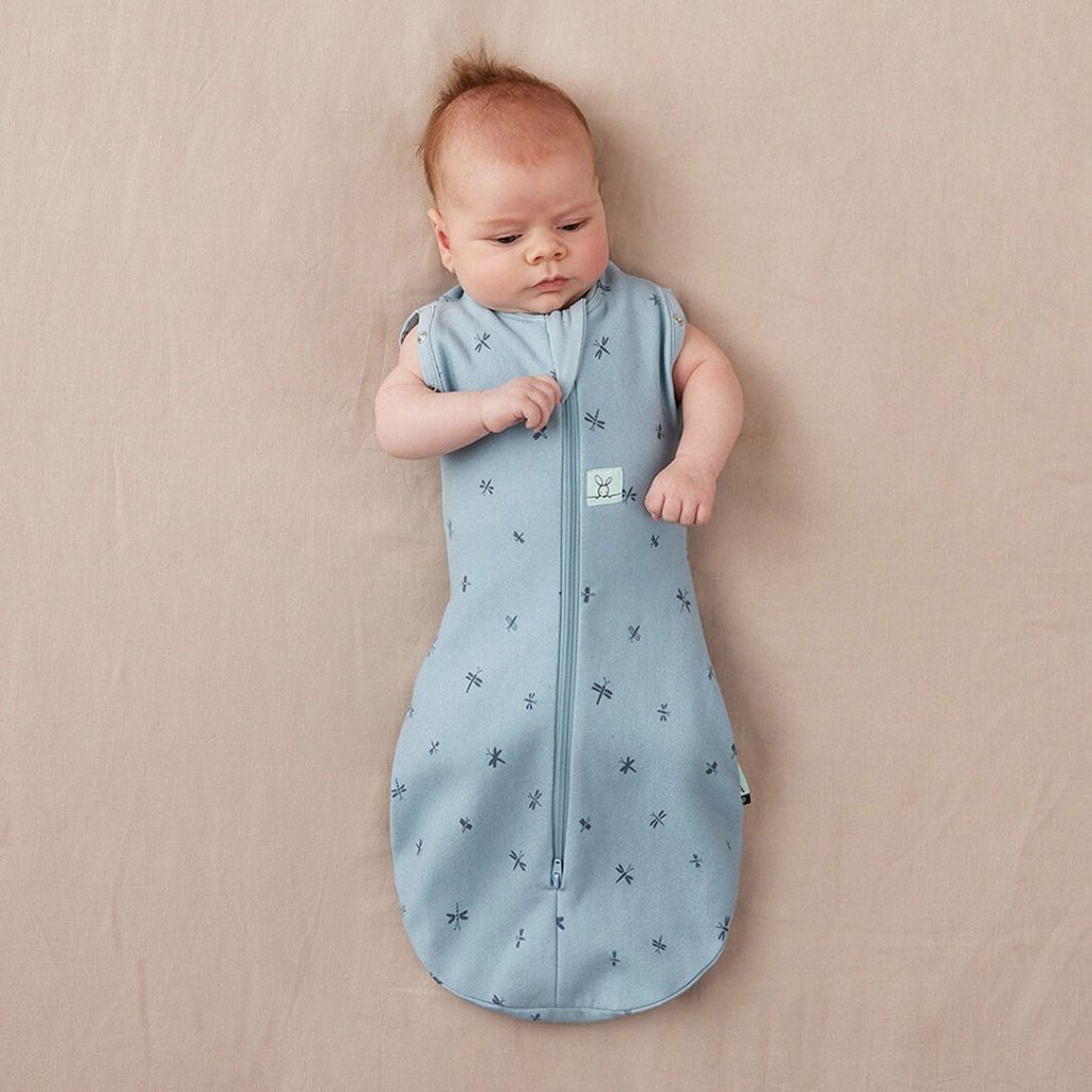 Bambinista - ERGOPOUCH - Sleeping Bags - ERGOPOUCH - Organic All Year Cocoon Swaddle Sleeping Bag 1.0TOG - Dragonflies