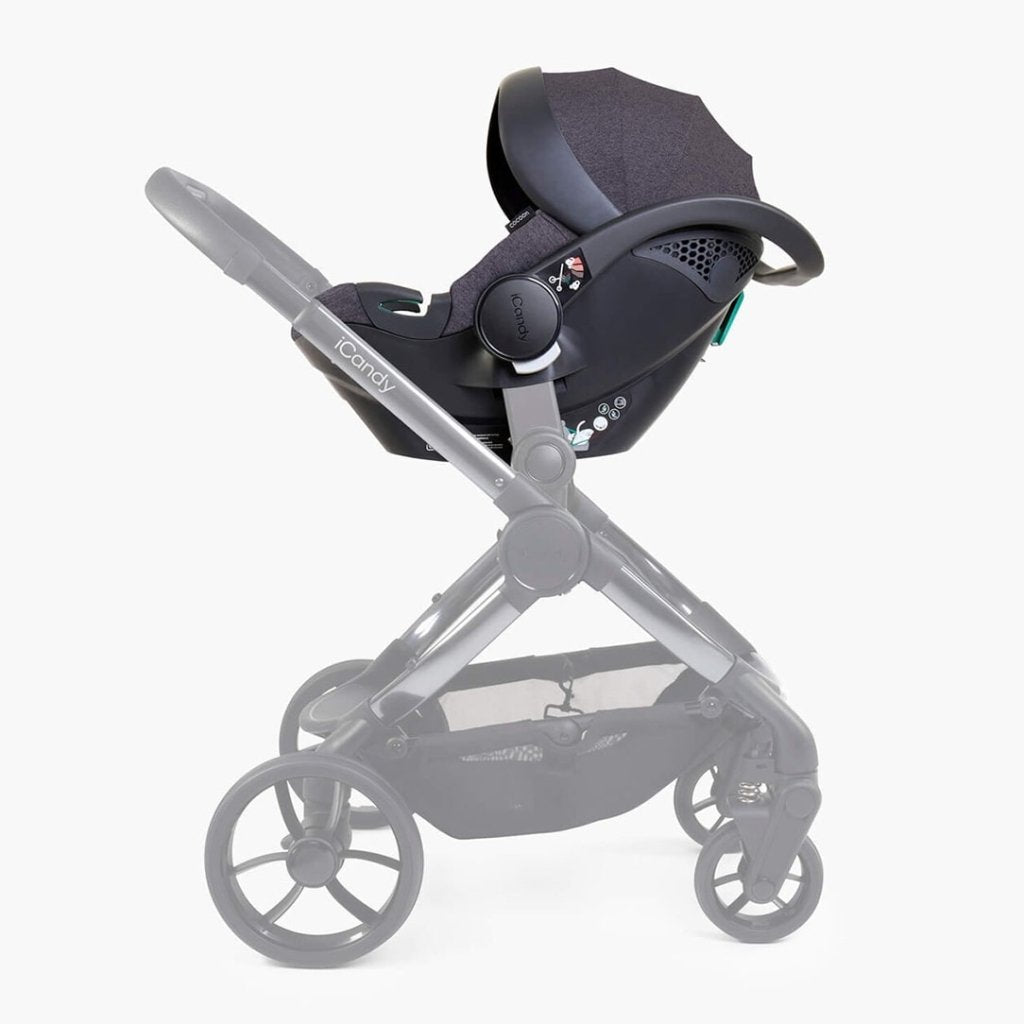 Bambinista-ICANDY-Travel-ICANDY Cocoon Car Seat & Base - Dark Grey