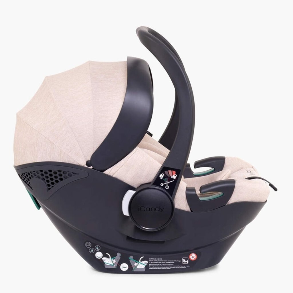 Bambinista-ICANDY-Travel-ICANDY Cocoon Car Seat & Base - Latte