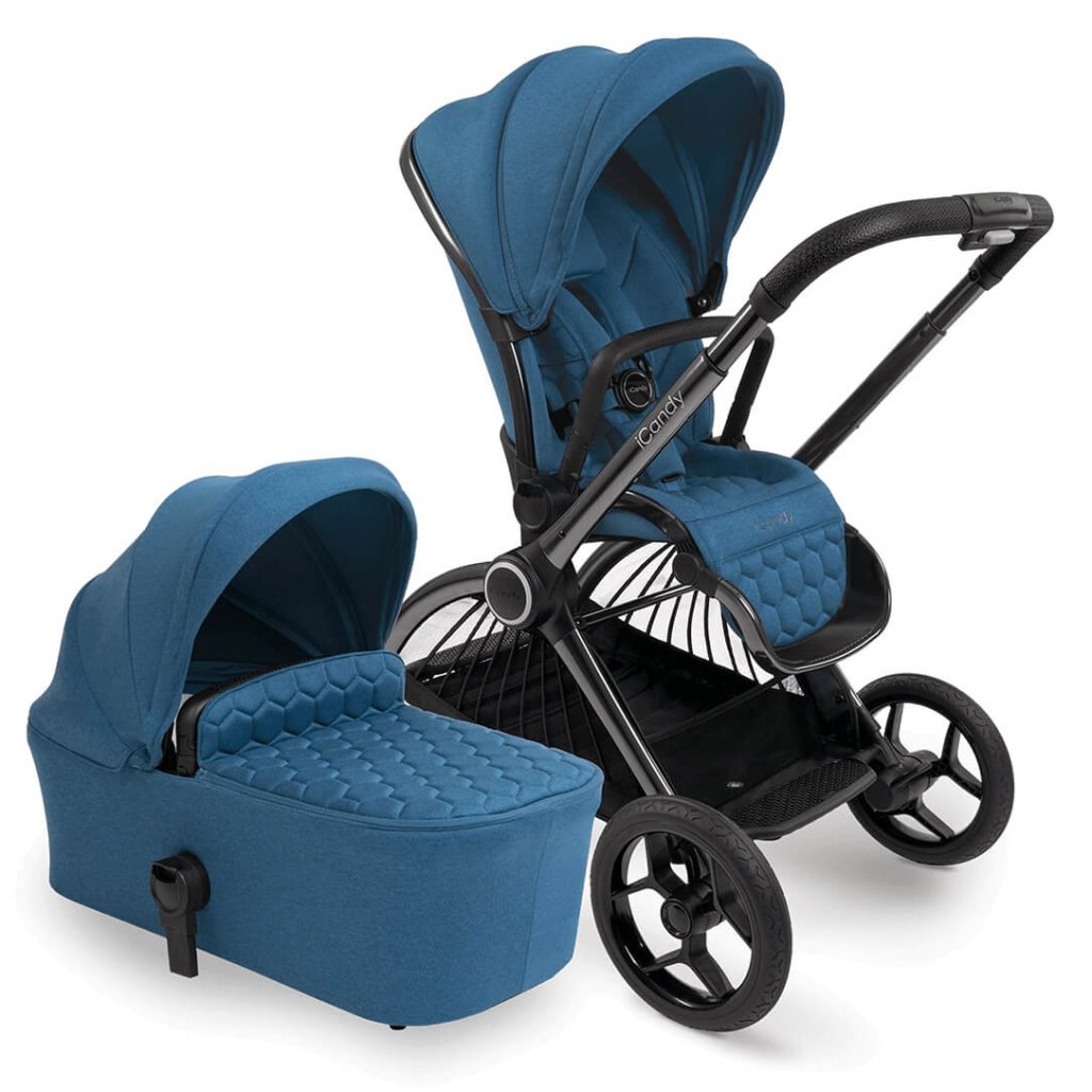 Bambinista-ICANDY-Travel-ICANDY Core Pushchair and Carrycot Combination - Phantom (Atlantis blue)