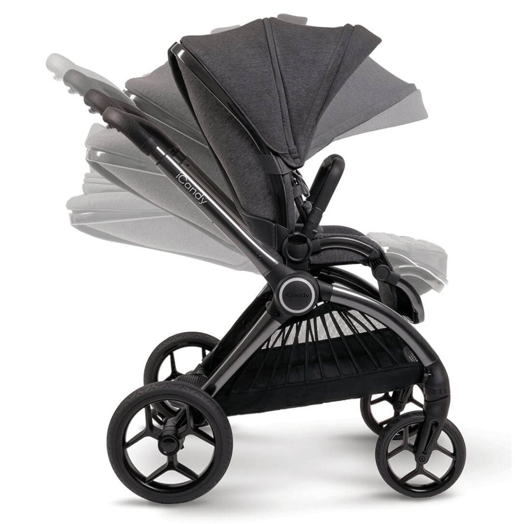 Bambinista-ICANDY-Travel-ICANDY Core Pushchair and Carrycot Combination - Phantom (Dark grey)