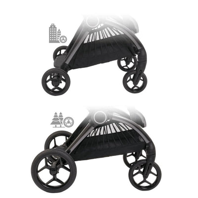 Bambinista-ICANDY-Travel-ICANDY Core Pushchair and Carrycot Combination - Phantom (Dark grey)