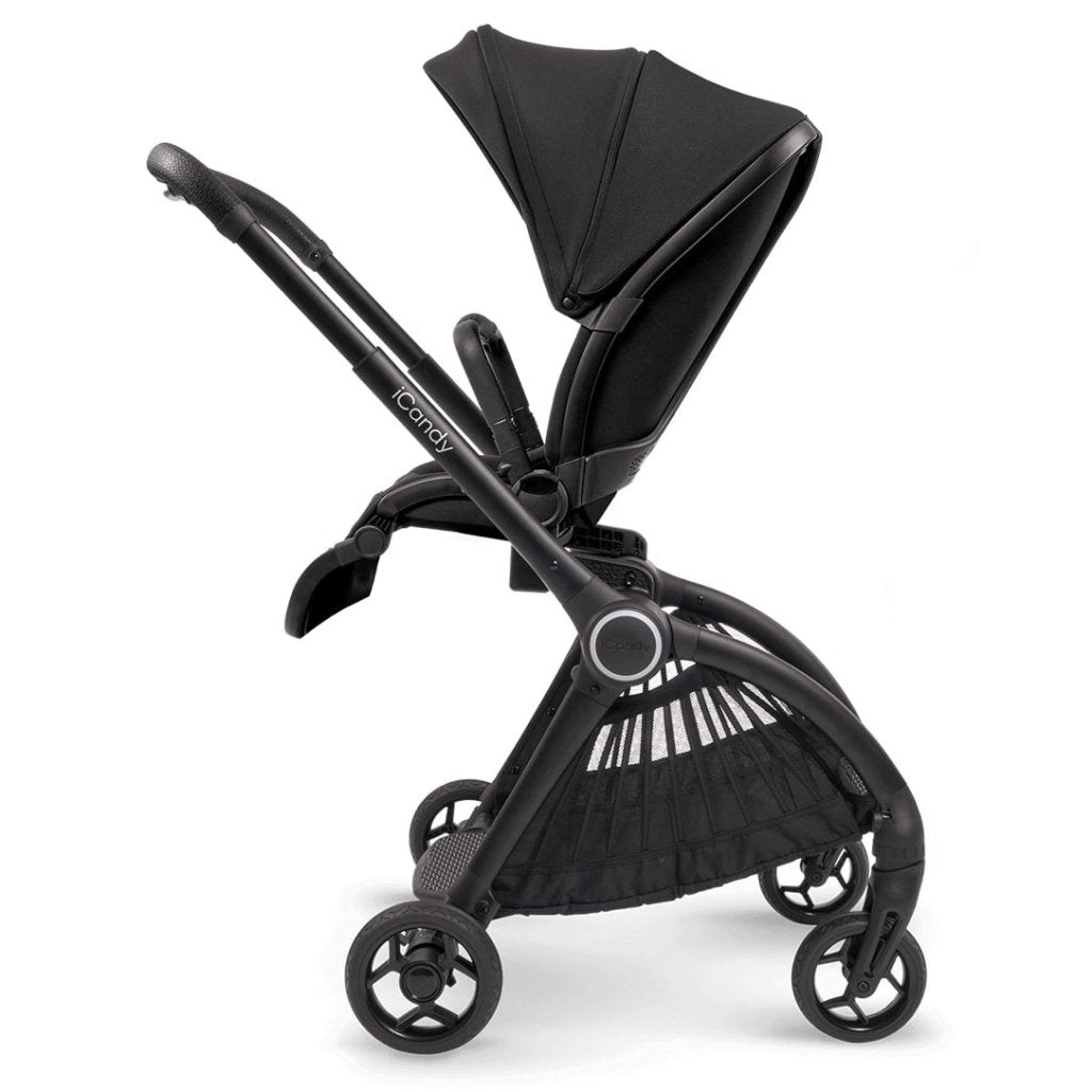 Bambinista-ICANDY-Travel-ICANDY Core Pushchair and Carrycot - Complete Bundle - Jet (Black edition)