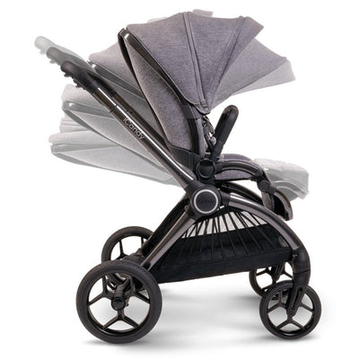 Bambinista-ICANDY-Travel-ICANDY Core Pushchair and Carrycot - Complete Bundle - Phantom (Light Grey)