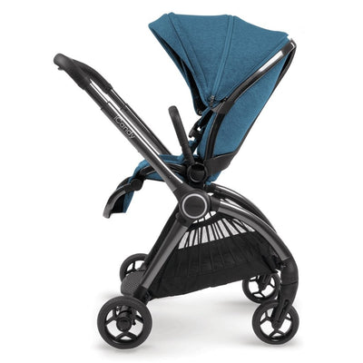 Bambinista-ICANDY-Travel-ICANDY Core Pushchair and Carrycot Complete Bundle with COCOON Car Seat & Base - Phantom (Atlantis Blue)