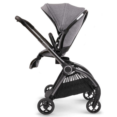 Bambinista-ICANDY-Travel-ICANDY Core Pushchair and Carrycot Complete Bundle with COCOON Car Seat & Base - Phantom (Light Grey)