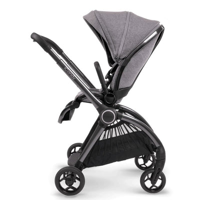 Bambinista-ICANDY-Travel-ICANDY Core Pushchair and Carrycot Complete Bundle with COCOON Car Seat & Base - Phantom (Light Grey)