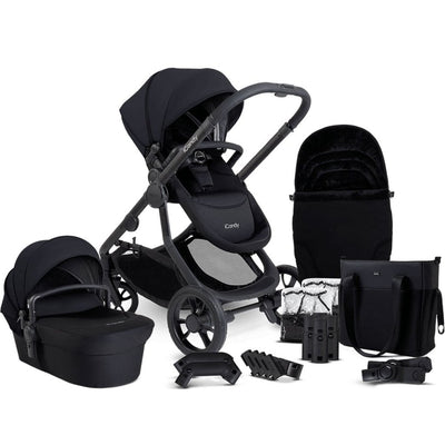 Bambinista-ICANDY-Travel-ICANDY Orange 4 Pushchair Combination Bundle - Jet (Black Edition)