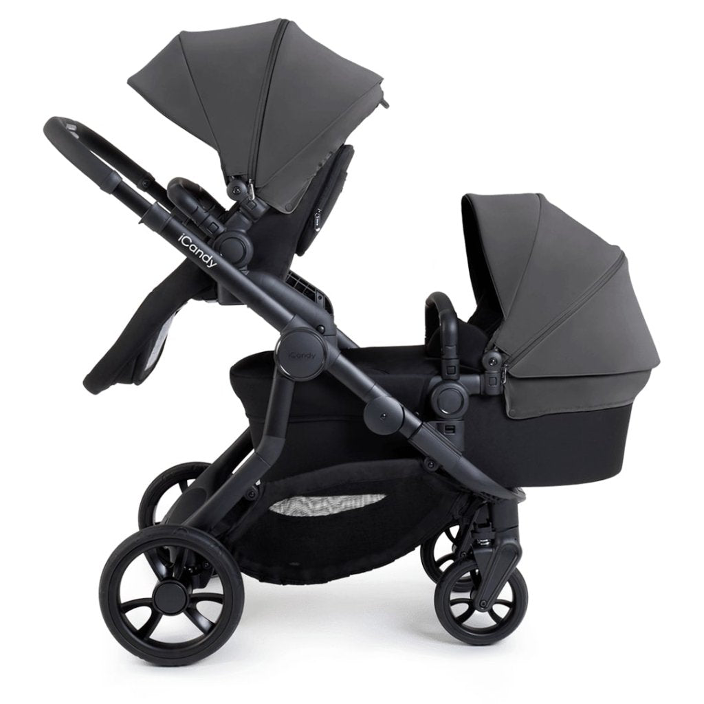 Bambinista-ICANDY-Travel-ICANDY Orange 4 Pushchair Combination Bundle - Jet (Fossil)