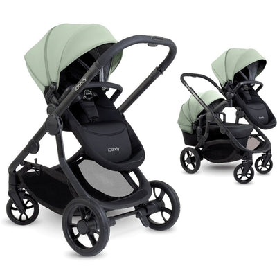 Bambinista-ICANDY-Travel-ICANDY Orange 4 Pushchair Combination Bundle - Jet (Pistachio)