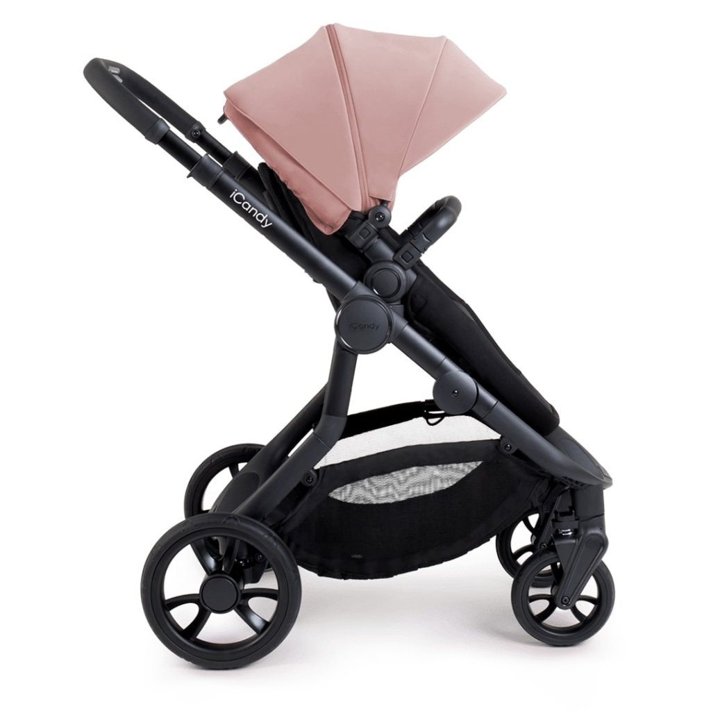 Bambinista-ICANDY-Travel-ICANDY Orange 4 Pushchair Combination Bundle - Jet (Rose)