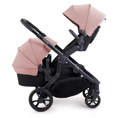 Bambinista-ICANDY-Travel-ICANDY Orange 4 Pushchair Combination Bundle - Jet (Rose)