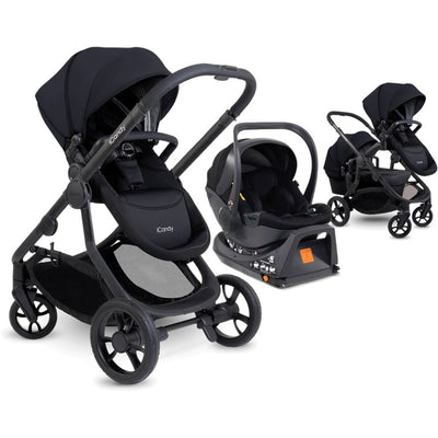 Bambinista-ICANDY-Travel-ICANDY Orange 4 Travel system with COCOON car seat - Jet (Black Edition)