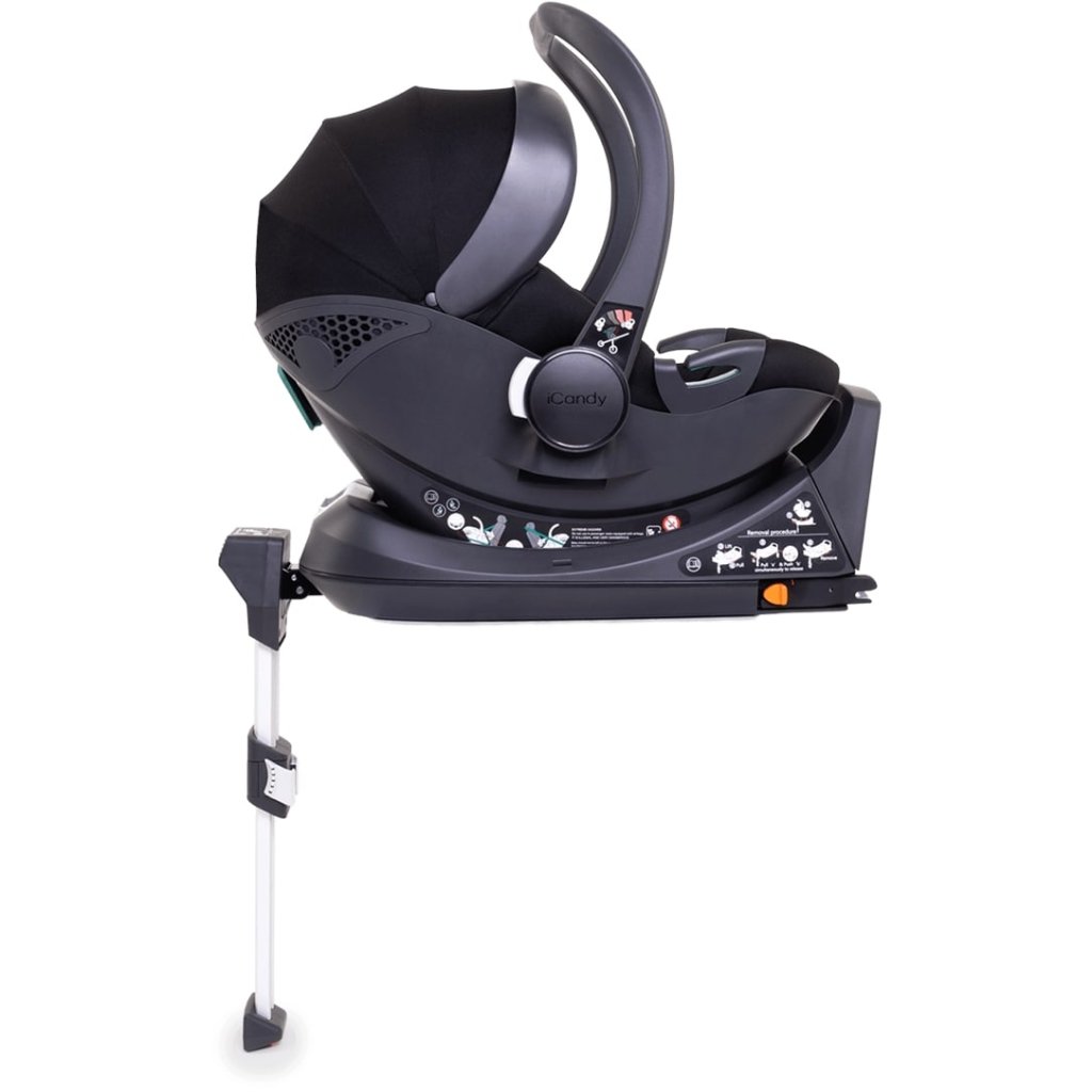 Bambinista-ICANDY-Travel-ICANDY Orange 4 Travel system with COCOON car seat - Jet (Black Edition)