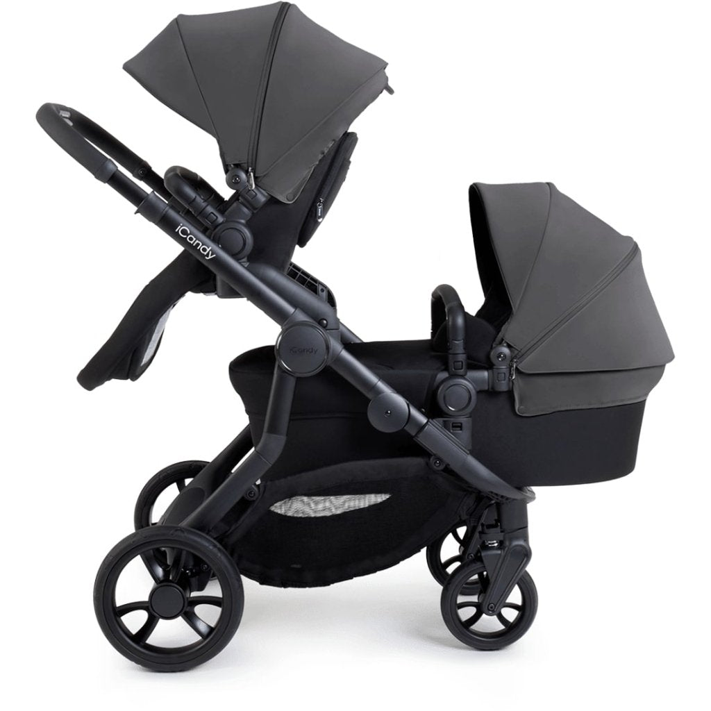 Bambinista-ICANDY-Travel-ICANDY Orange 4 Travel system with COCOON car seat - Jet (Fossil)