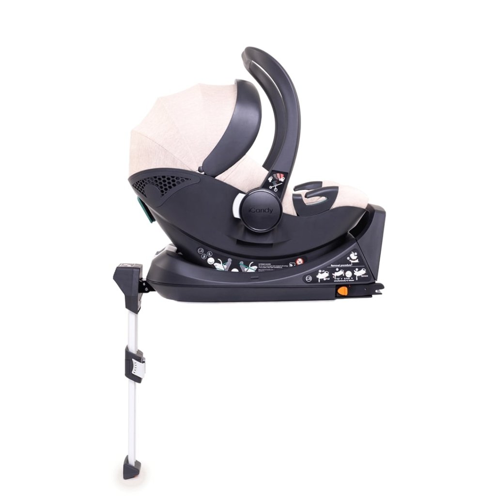 Bambinista-ICANDY-Travel-ICANDY Orange 4 Travel system with COCOON car seat - Jet (Latte)