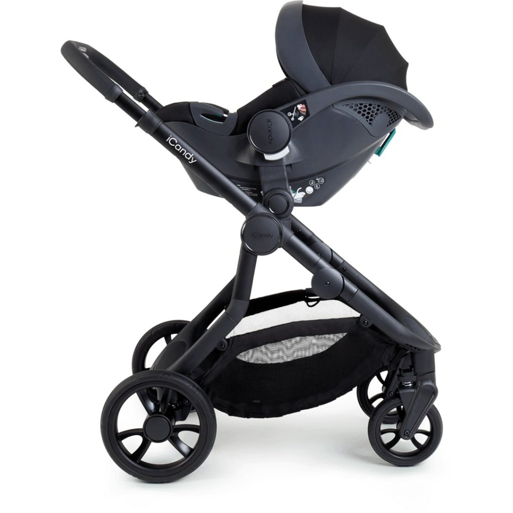 Bambinista-ICANDY-Travel-ICANDY Orange 4 Travel system with COCOON car seat - Jet (Pistachio)