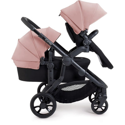 Bambinista-ICANDY-Travel-ICANDY Orange 4 Travel system with COCOON car seat - Jet (Rose)