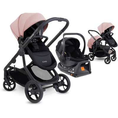 Bambinista-ICANDY-Travel-ICANDY Orange 4 Travel system with COCOON car seat - Jet (Rose)