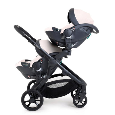 Bambinista-ICANDY-Travel-ICANDY Orange 4 Twin Complete Pushchair Bundle - Jet (Latte)