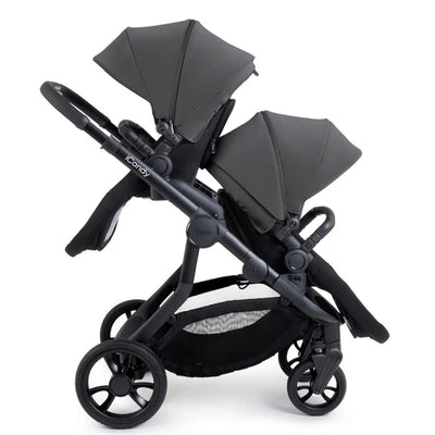 Bambinista-ICANDY-Travel-ICANDY Orange 4 Twin Travel system with COCOON car seat - Jet (Fossil)