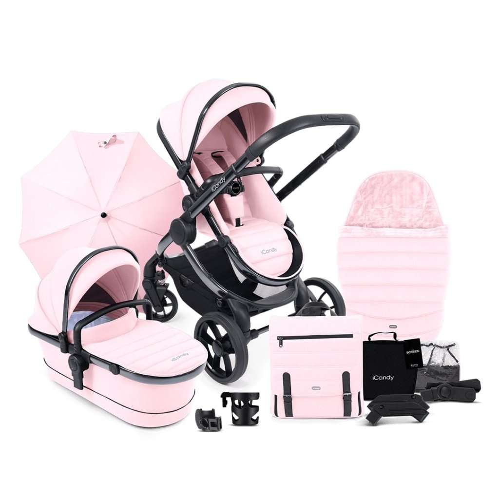 Bambinista-ICANDY-Travel-ICANDY Peach 7 Complete Bundle - Phantom (Blush)