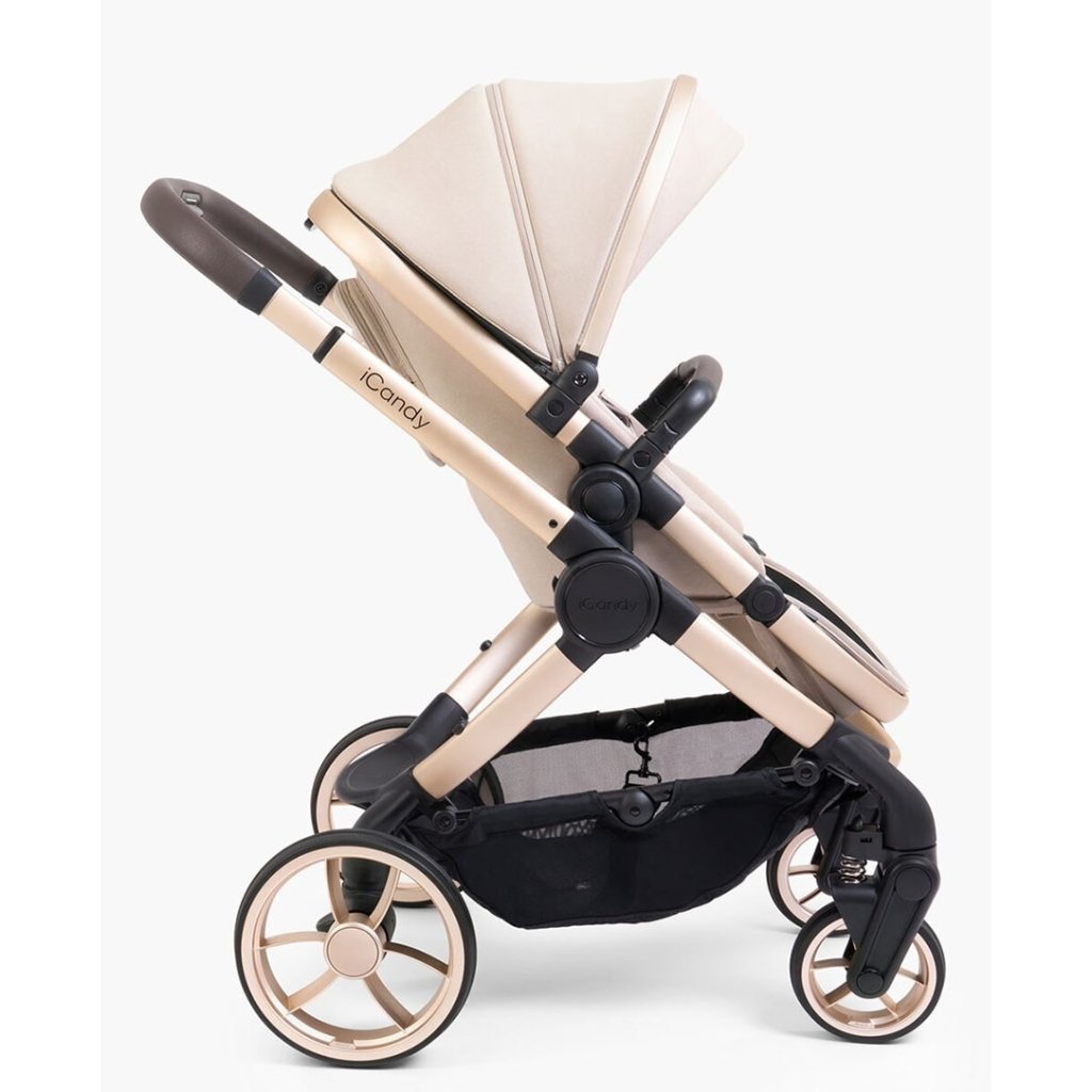 Bambinista-ICANDY-Travel-ICANDY Peach 7 Complete Bundle with Cocoon Car Seat & Base - Biscotti