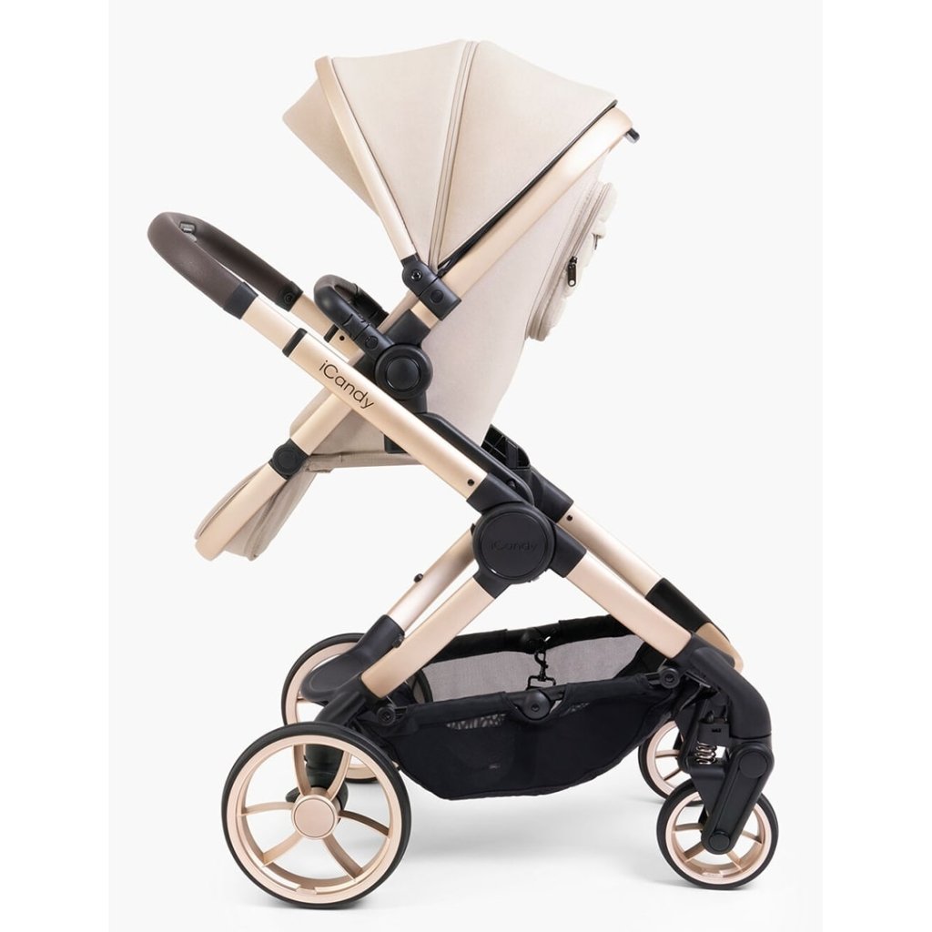 Bambinista-ICANDY-Travel-ICANDY Peach 7 Complete Bundle with Cocoon Car Seat & Base - Biscotti