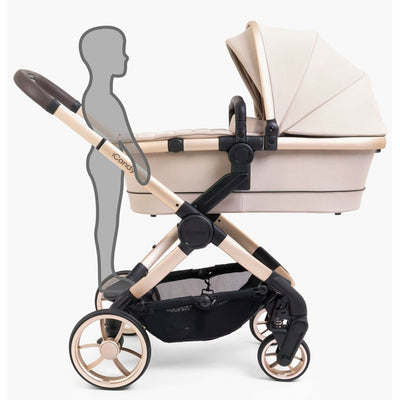 Bambinista-ICANDY-Travel-ICANDY Peach 7 Complete Bundle with Cocoon Car Seat & Base - Biscotti