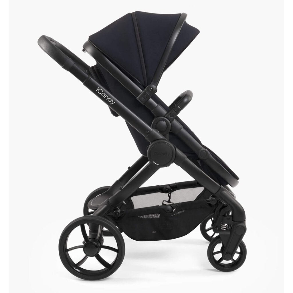 Bambinista-ICANDY-Travel-ICANDY Peach 7 Complete Bundle with Cocoon Car Seat & Base - Black Edition