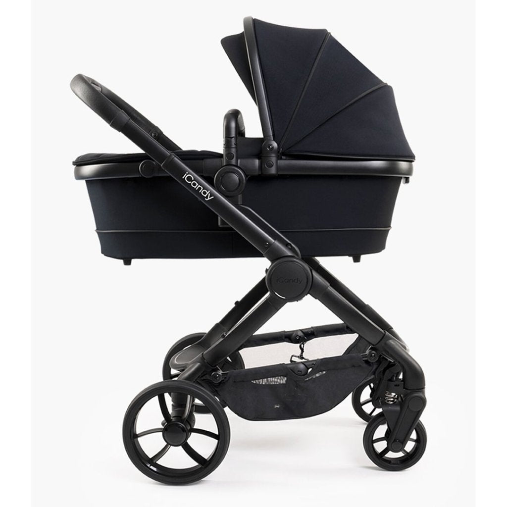 Bambinista-ICANDY-Travel-ICANDY Peach 7 Complete Bundle with Cocoon Car Seat & Base - Black Edition