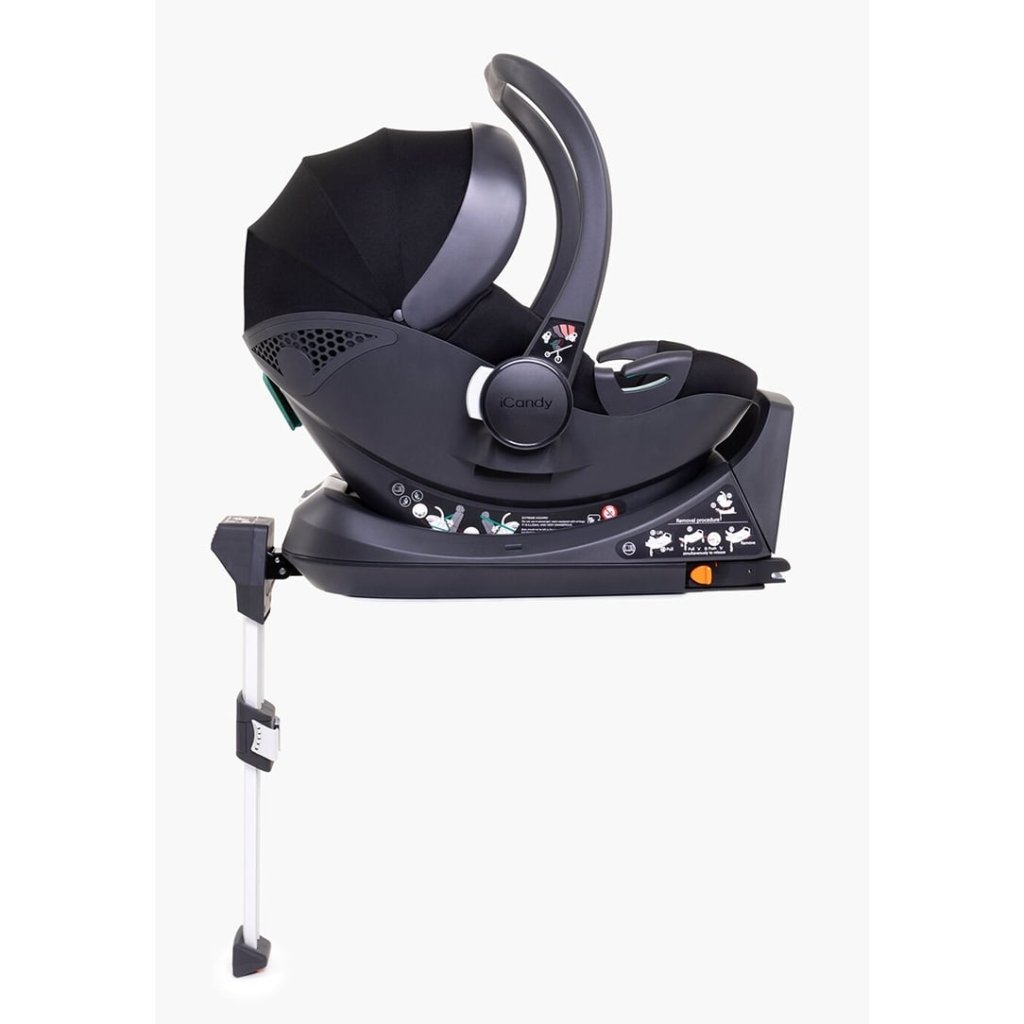 Bambinista-ICANDY-Travel-ICANDY Peach 7 Complete Bundle with Cocoon Car Seat & Base - Black Edition